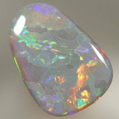 SOLID SEMI BLACK OPAL RARE! Jigsaw pattern